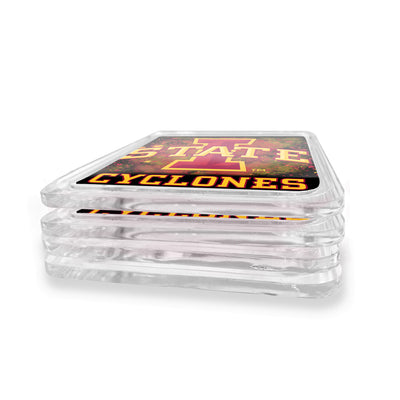 Iowa State Cyclones - Iowa State Cyclones Paint Drink Coaster