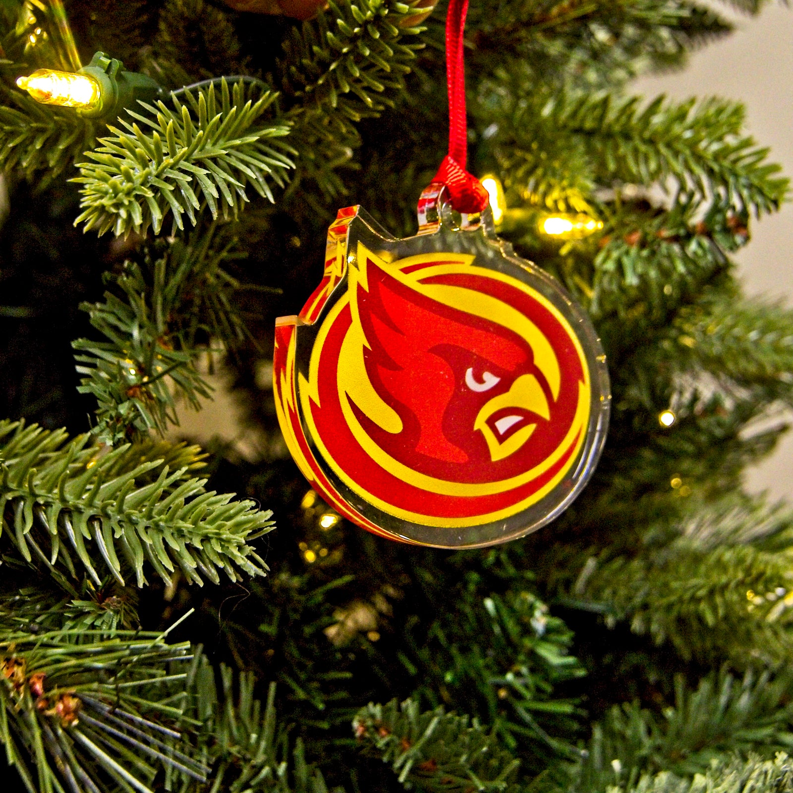 Iowa State Cyclones - Cy Logo Dimensional Bag Tag & Ornament