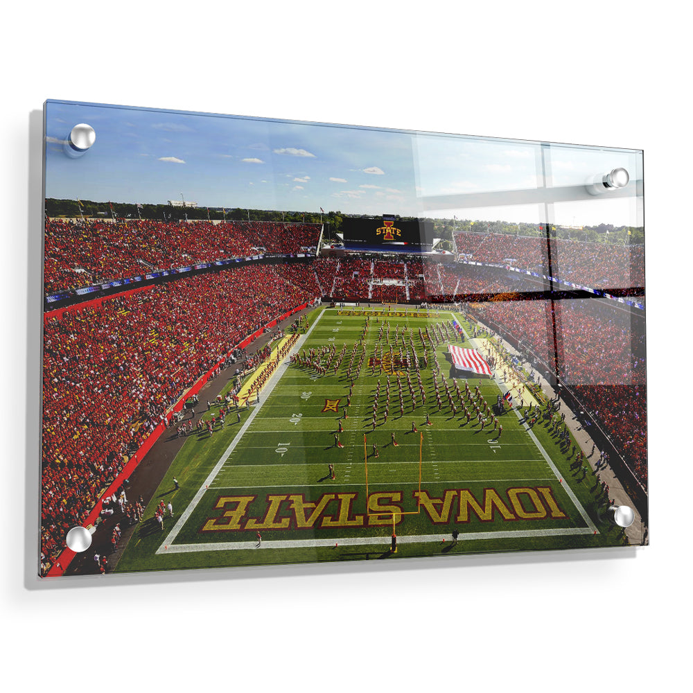 Iowa State Cyclones - Jack Trice Stadium End Zone - College Wall Art #Canvas