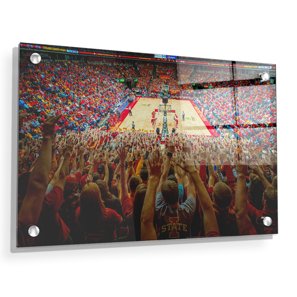 Iowa State Cyclones - Hilton Coliseum - College Wall Art #Canvas