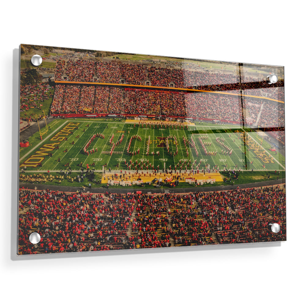 Iowa State Cyclones - Cyclone Marching Band - College Wall Art #Canvas