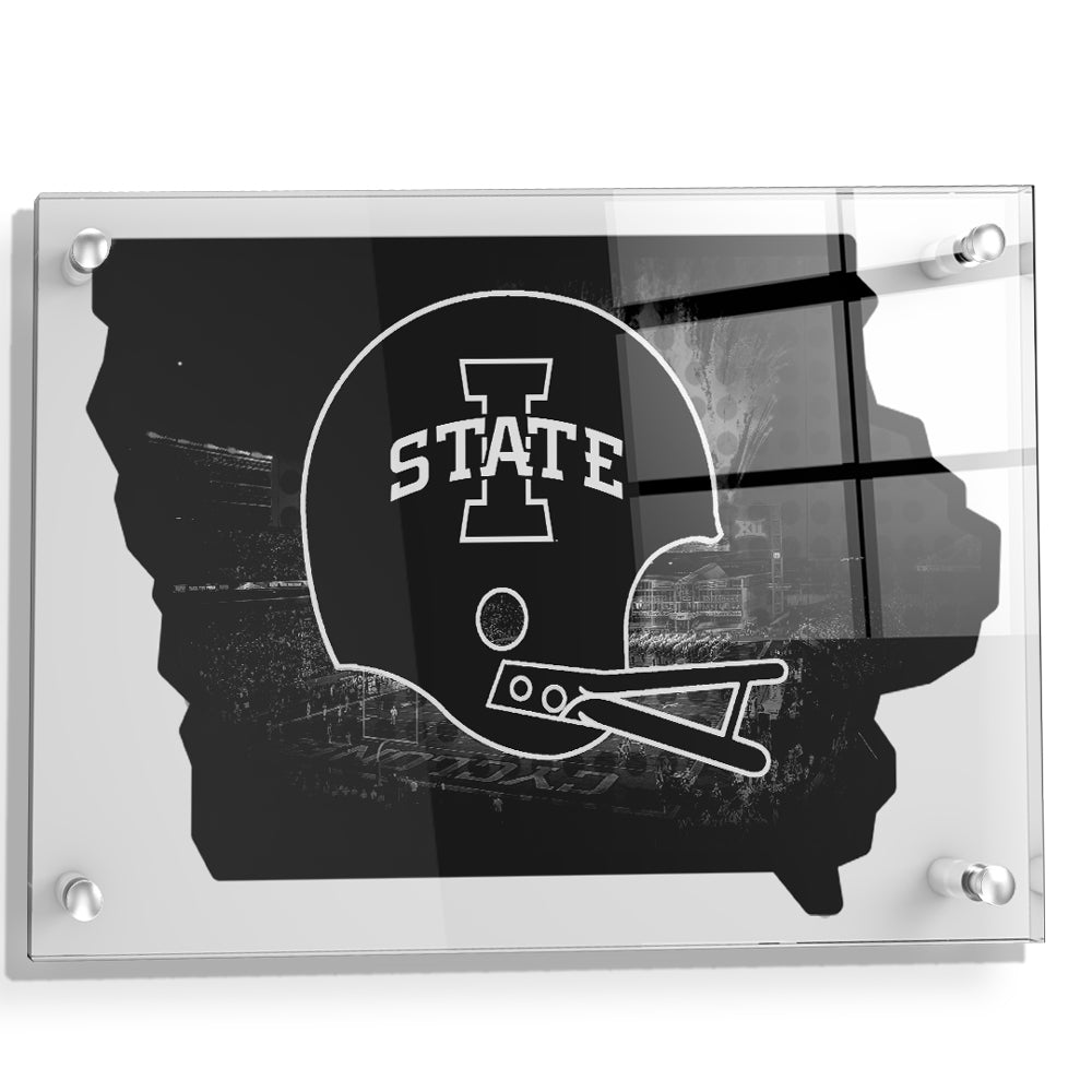 Iowa State Cyclones - Iowa State B&W - College Wall Art #Canvas