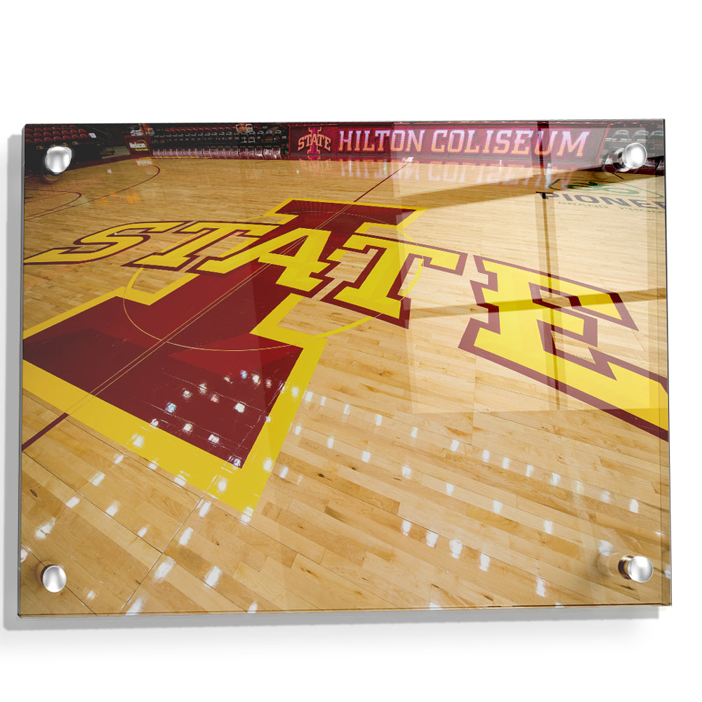 Iowa State Cyclones - Iowa State Mid Court - College Wall Art #Canvas