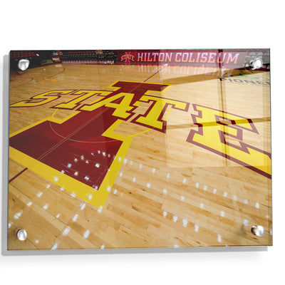 Iowa State Cyclones - Iowa State Mid Court - College Wall Art #Acrylic