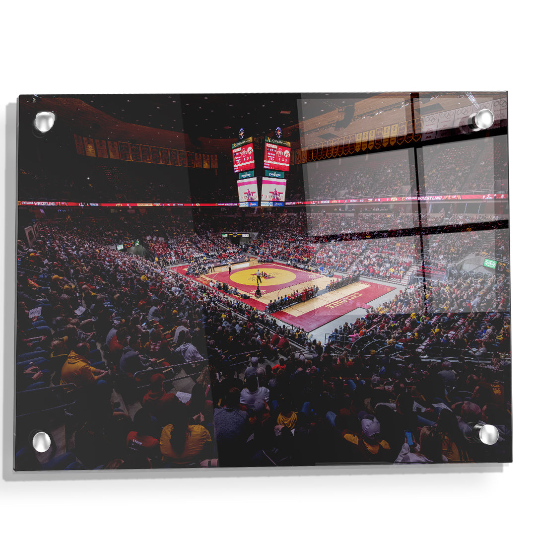 Iowa State Cyclones - Cyclone Wrestling - College Wall Art #Canvas