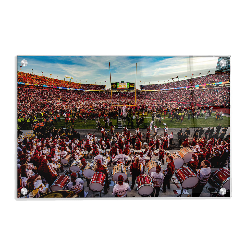 Iowa State Cyclones - Cyclones Win, Storm The Field - College Wall Art #Canvas