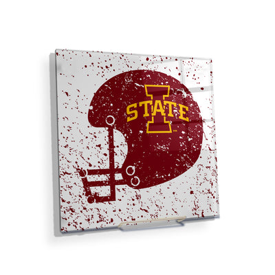 Iowa State Cyclones - Iowa state Helmet Art - College Wall Art #Acrylic Mini