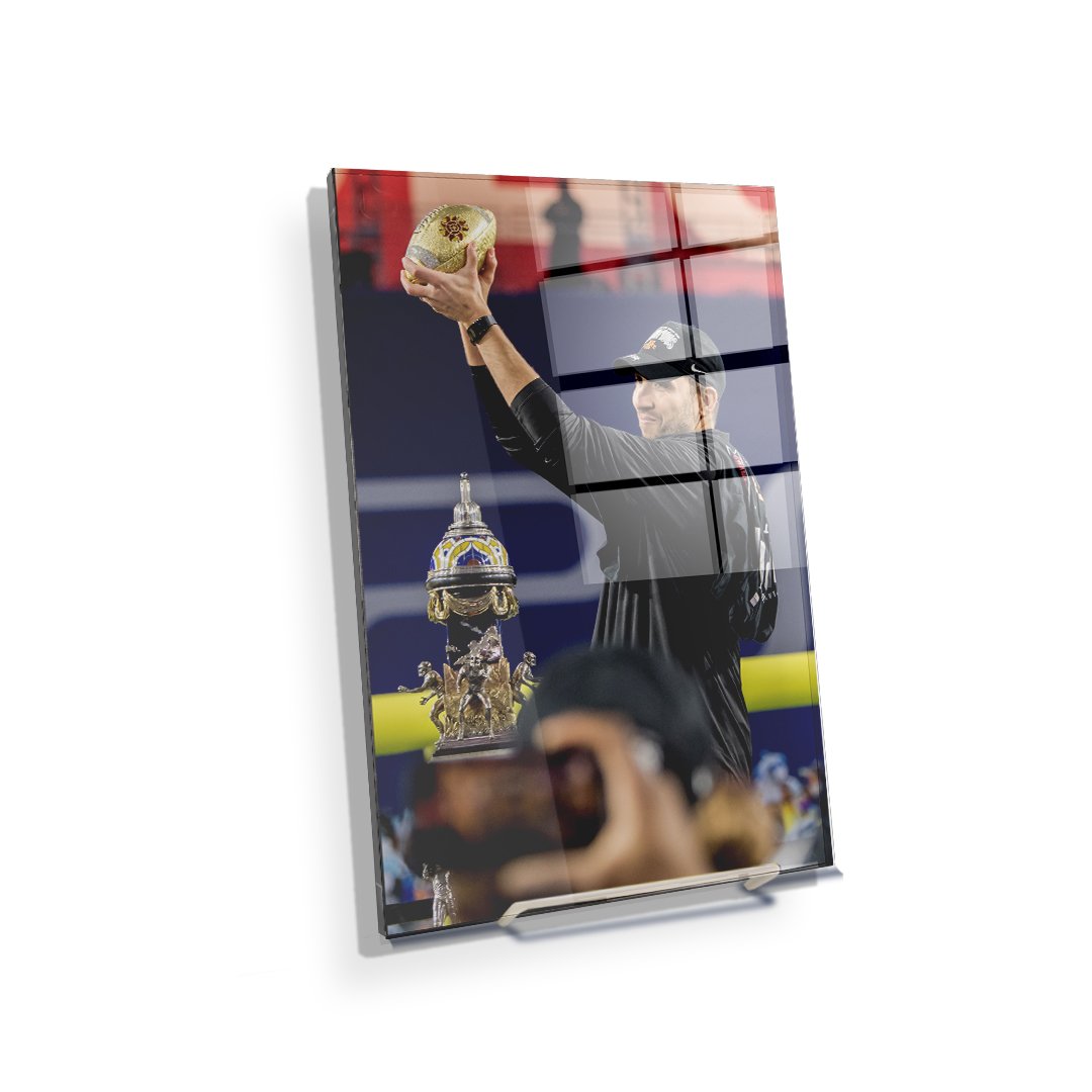 Iowa State Cyclones - Victory Matt Campbell - College Wall Art #Canvas