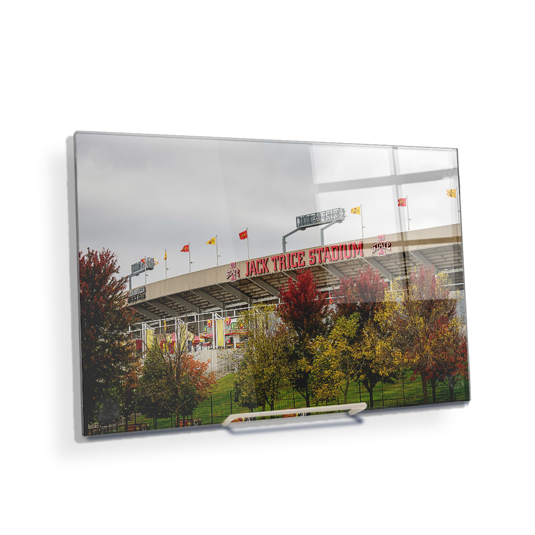 Iowa State Cyclones - Autumn Jack Trice - College Wall Art #Canvas