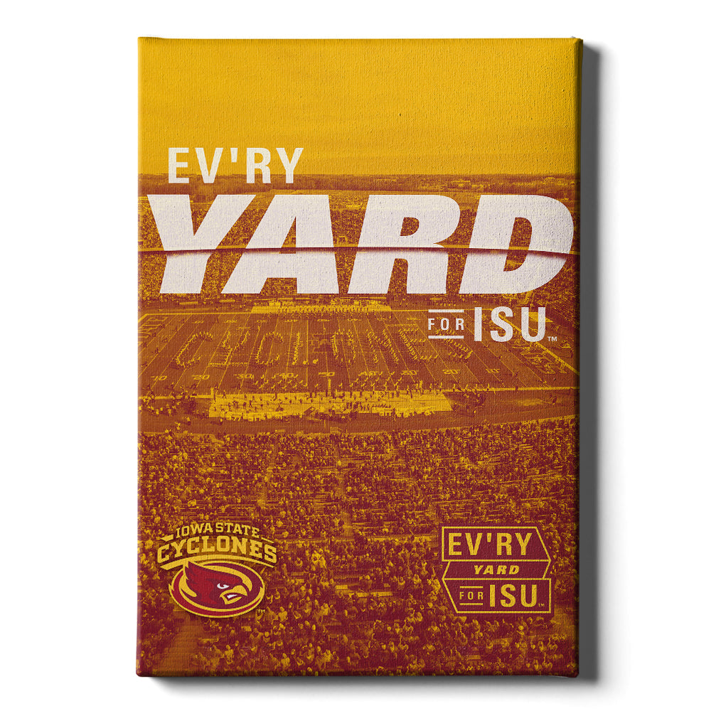 Iowa State Cyclones - Ev'ry Yard - College Wall Art #Canvas