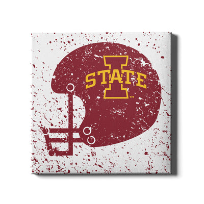 Iowa State Cyclones - Iowa state Helmet Art - College Wall Art #Canvas