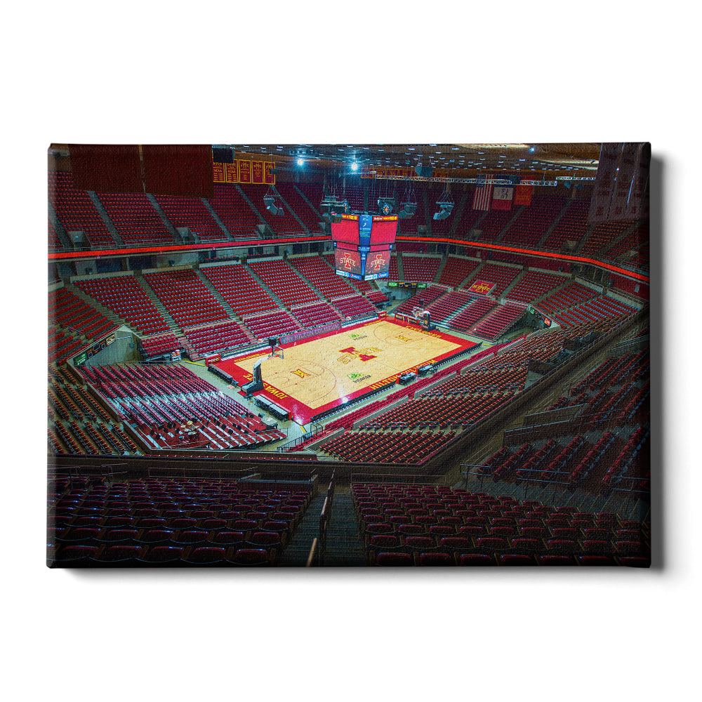 Iowa State Cyclones - Inside Hilton Collisium - College Wall Art #Canvas