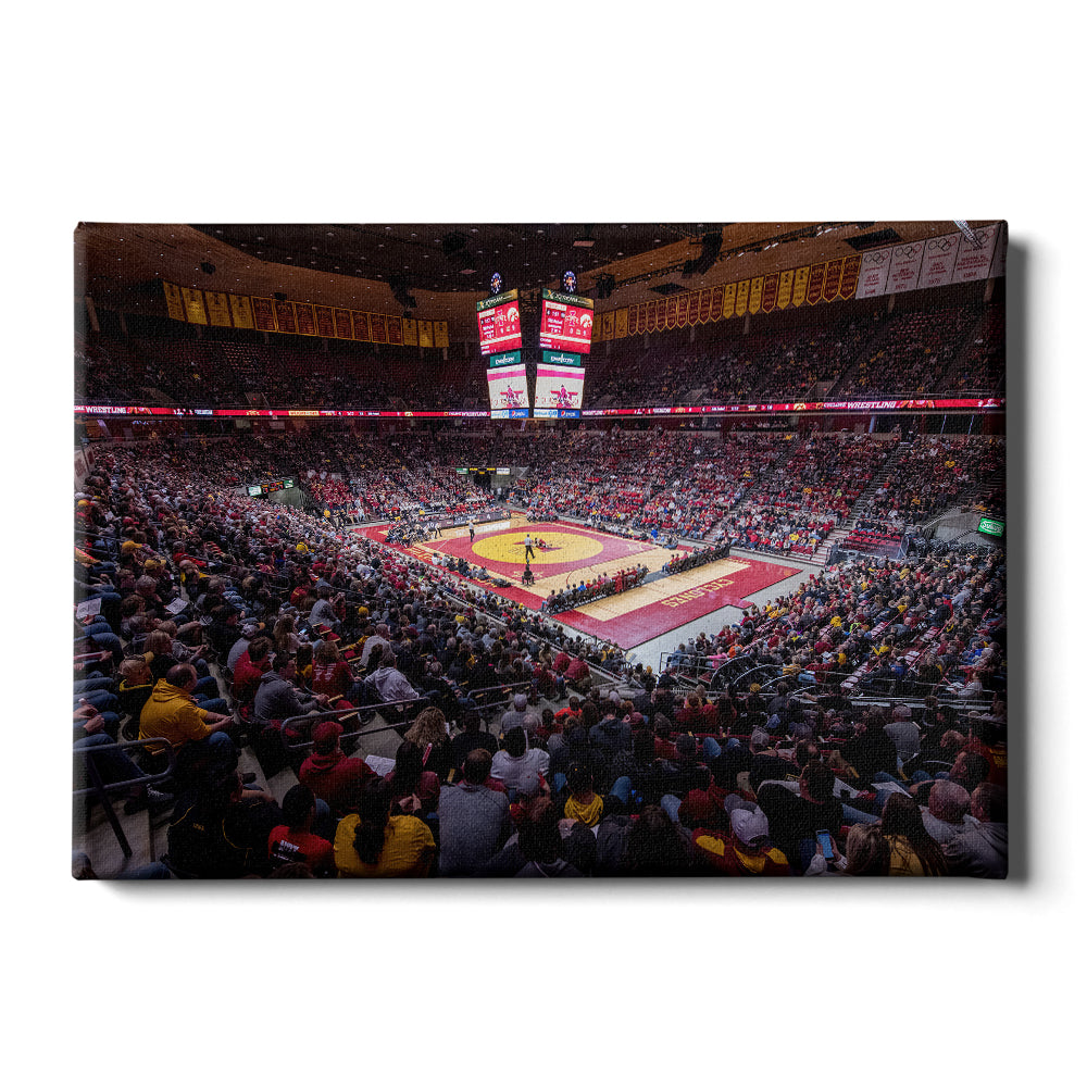 Iowa State Cyclones - Cyclone Wrestling - College Wall Art #Canvas