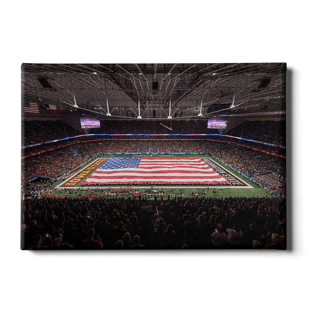 Iowa State Cyclones - Our National Flag - College Wall Art #Canvas