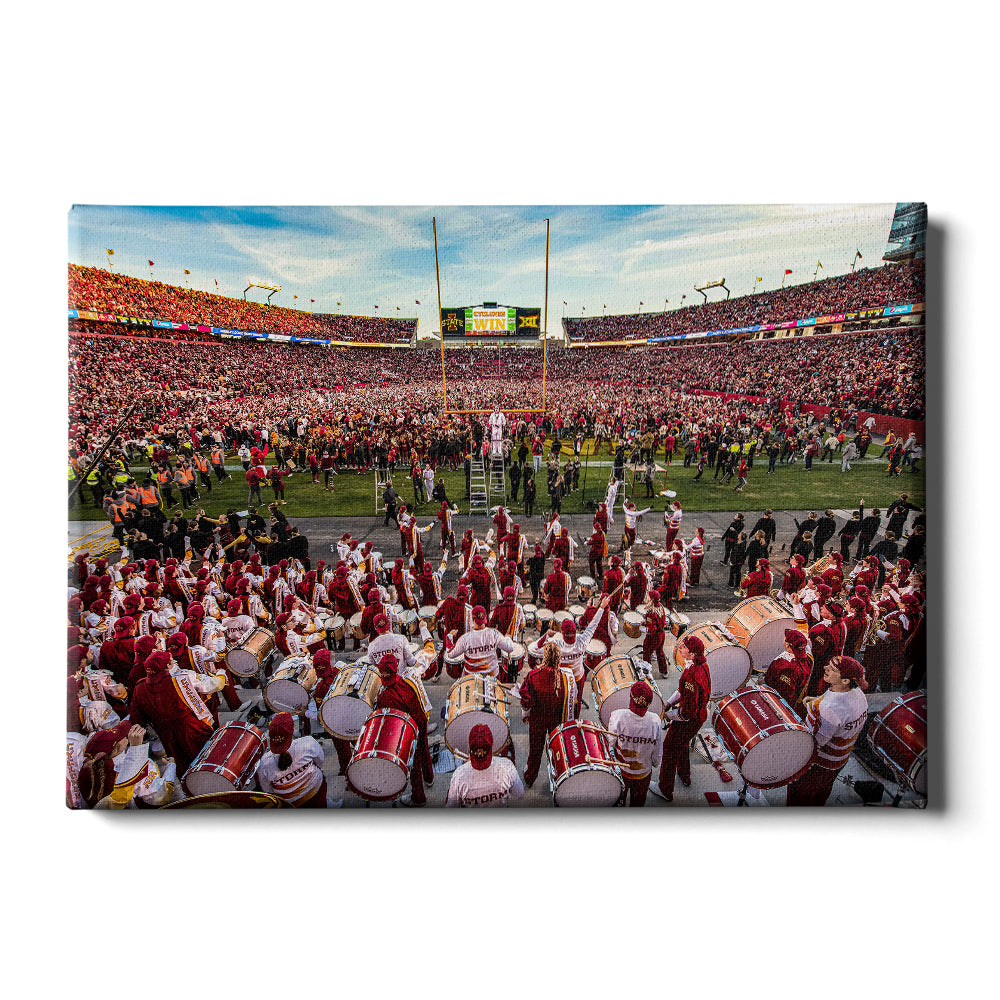 Iowa State Cyclones - Cyclones Win, Storm The Field - College Wall Art #Canvas