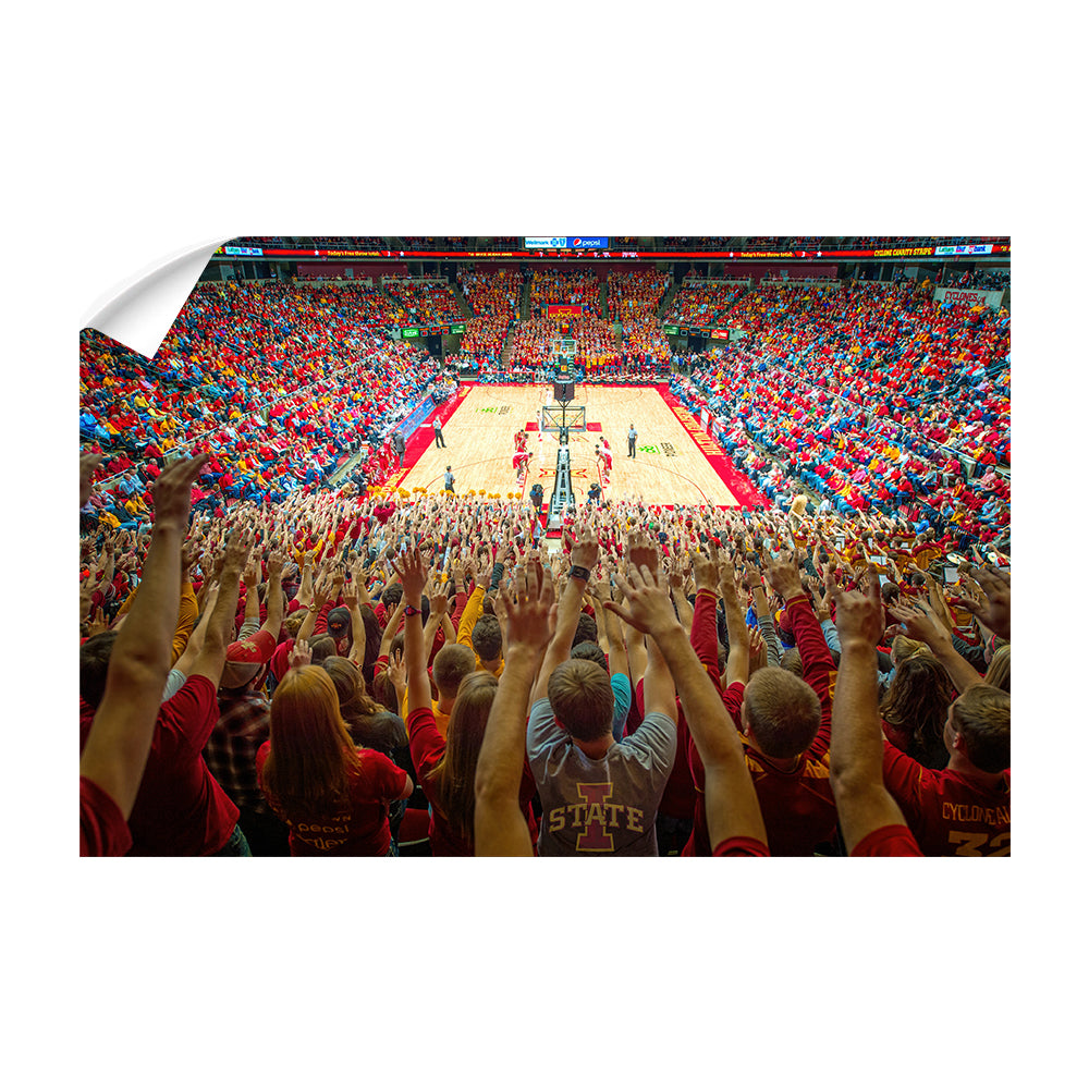 Iowa State Cyclones - Hilton Coliseum - College Wall Art #Canvas