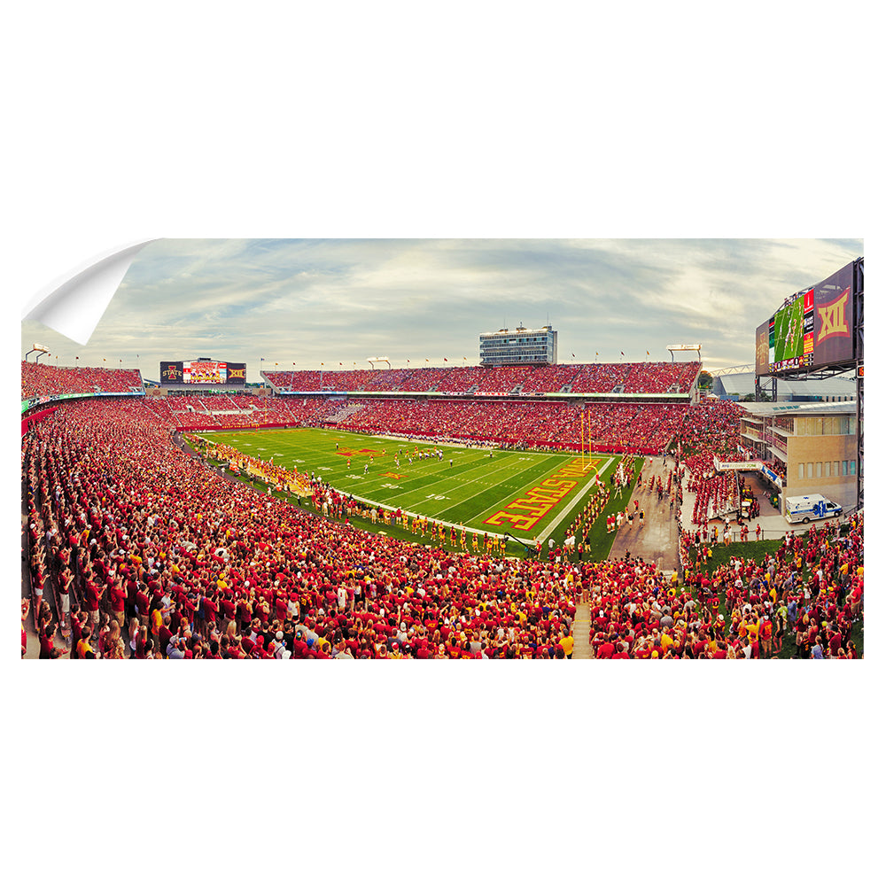 Iowa State Cyclones - Trice Stadium Pano - College Wall Art #Canvas