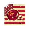 Iowa State Cyclones - Iowa State Stars and Stripes Helmet - College Wall Art #Wall Decal