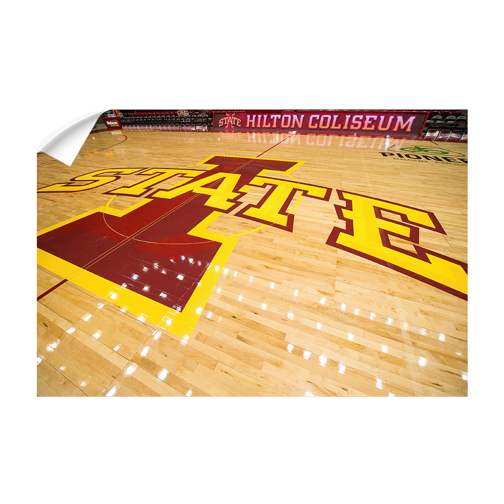 Iowa State Cyclones - Iowa State Mid Court - College Wall Art #Canvas