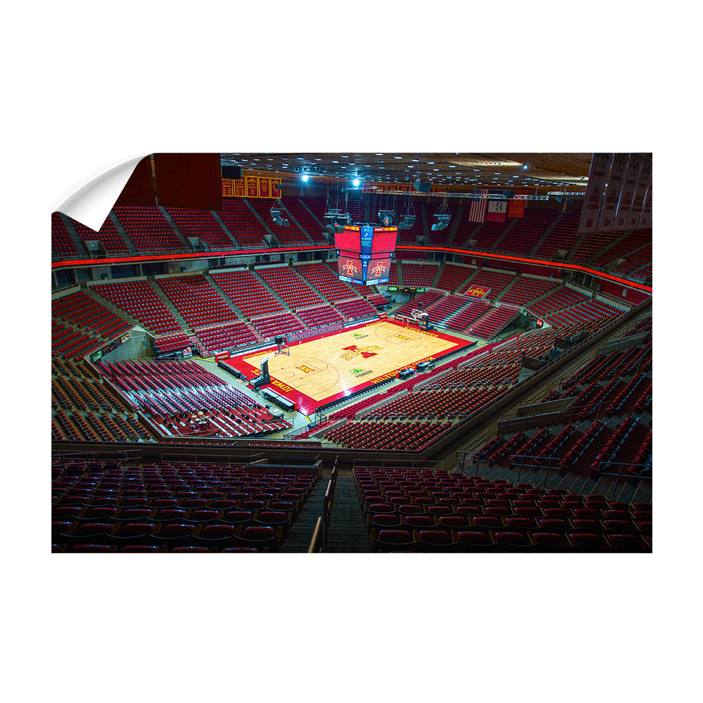 Iowa State Cyclones - Inside Hilton Collisium - College Wall Art #Canvas