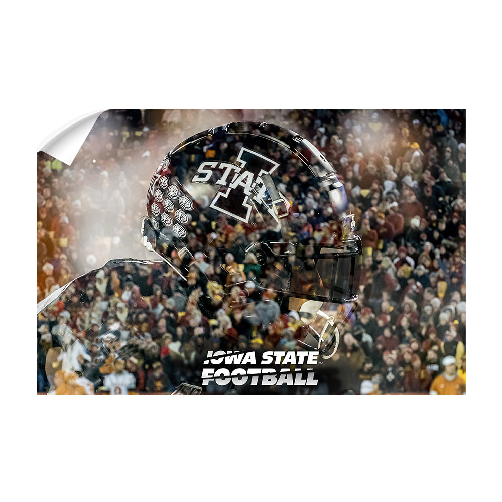 Iowa State Cyclones - Iowa State Football Double Exposure - College Wall Art #Canvas