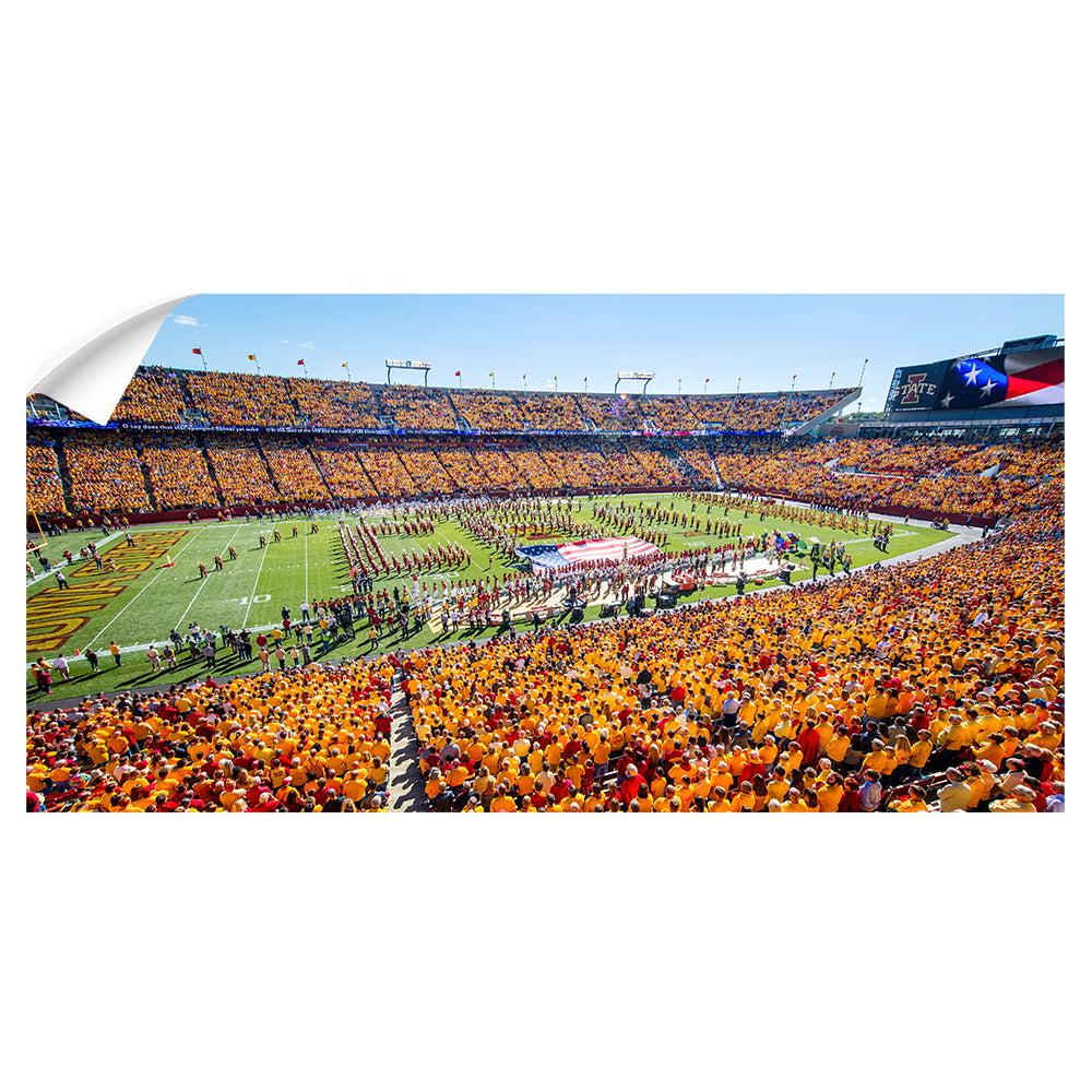 Iowa State Cyclones - Jack Trice National Anthem Pano - College Wall Art #Canvas