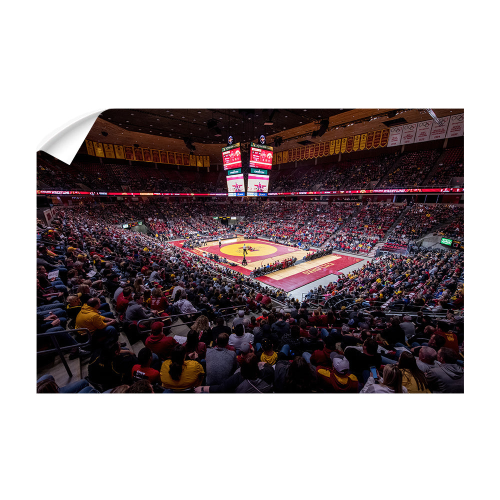 Iowa State Cyclones - Cyclone Wrestling - College Wall Art #Canvas