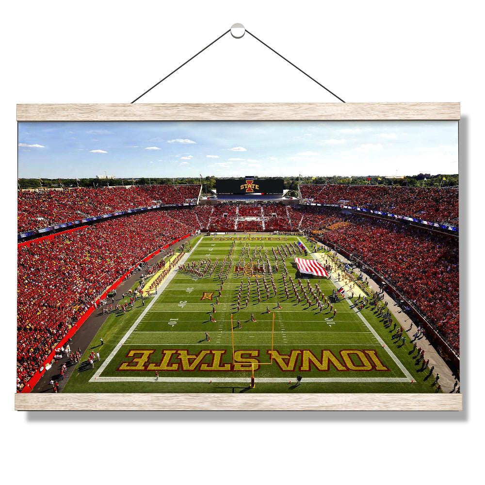 Iowa State Cyclones - Jack Trice Stadium End Zone - College Wall Art #Canvas