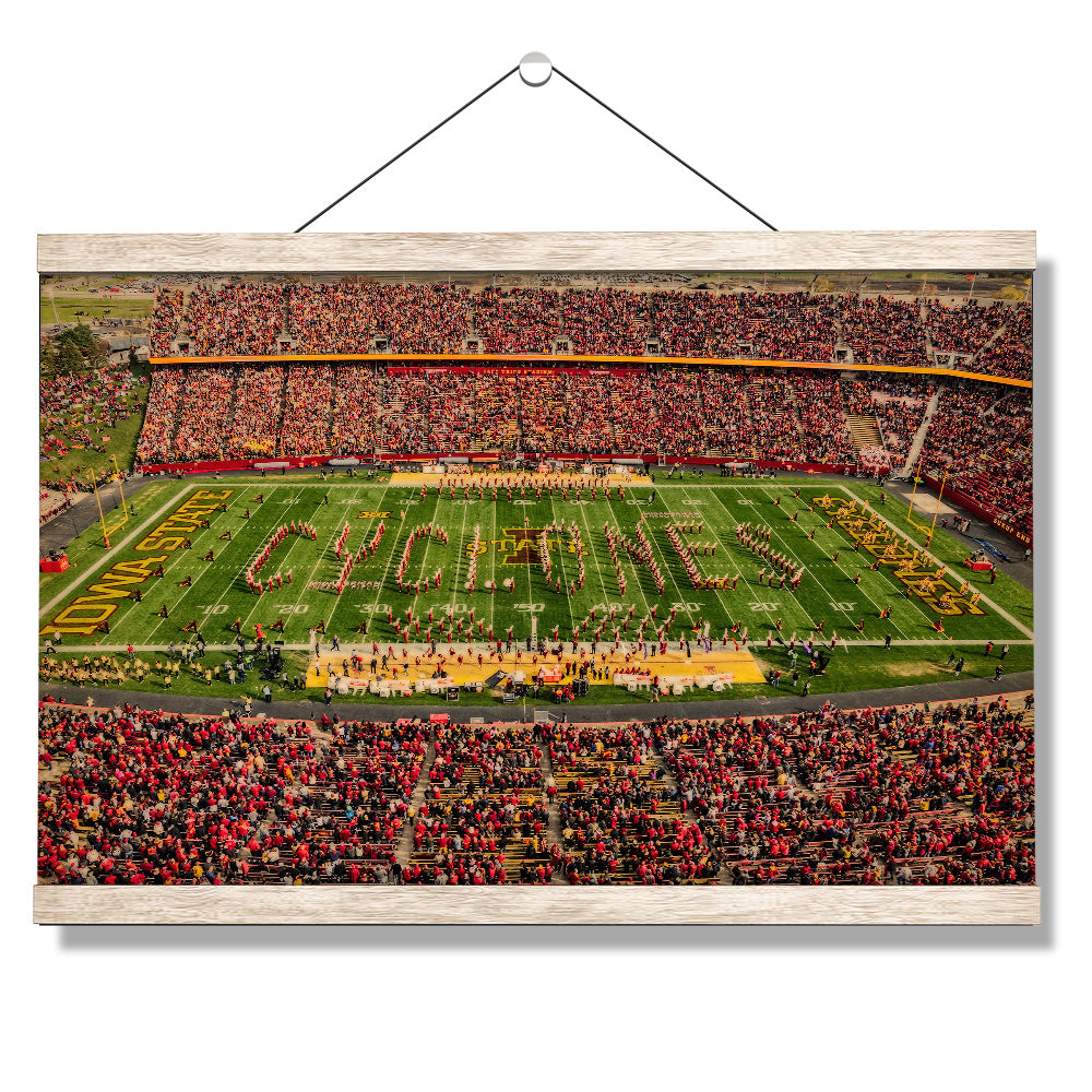 Iowa State Cyclones - Cyclone Marching Band - College Wall Art #Canvas