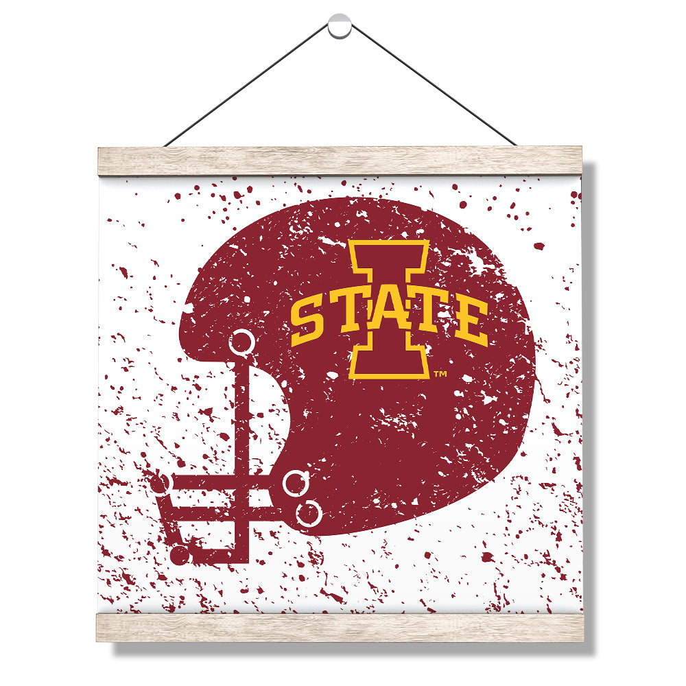 Iowa State Cyclones - Iowa state Helmet Art - College Wall Art #Canvas