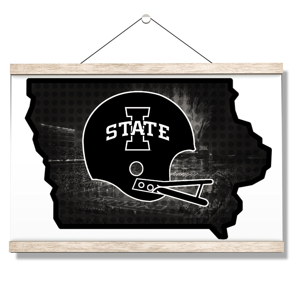 Iowa State Cyclones - Iowa State B&W - College Wall Art #Canvas