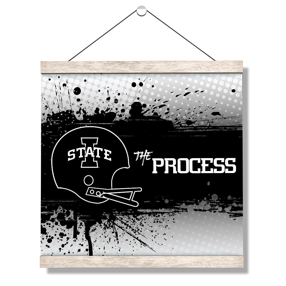 Iowa State Cyclones - Iowa State Black Helmet - College Wall Art #Canvas