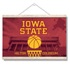 Iowa State Cyclones - Hilton Coliseum Iowa State Basketball - College Wall Art #Hanging Canvas