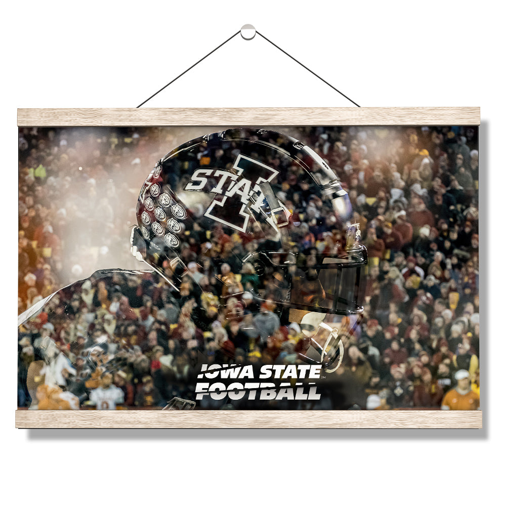 Iowa State Cyclones - Iowa State Football Double Exposure - College Wall Art #Canvas