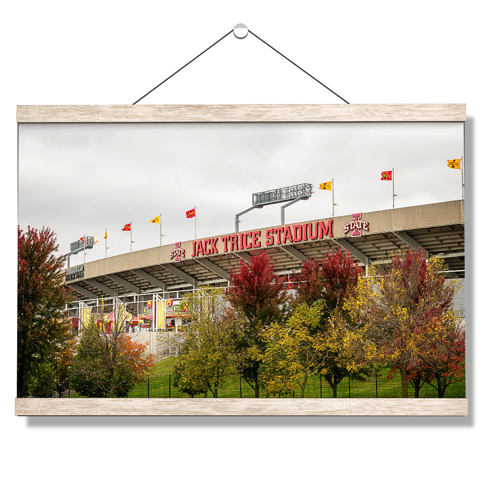 Iowa State Cyclones - Autumn Jack Trice - College Wall Art #Canvas