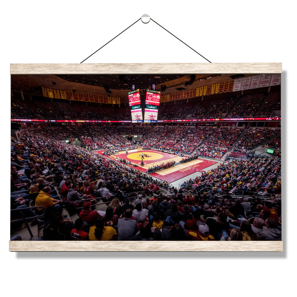 Iowa State Cyclones - Cyclone Wrestling - College Wall Art #Canvas