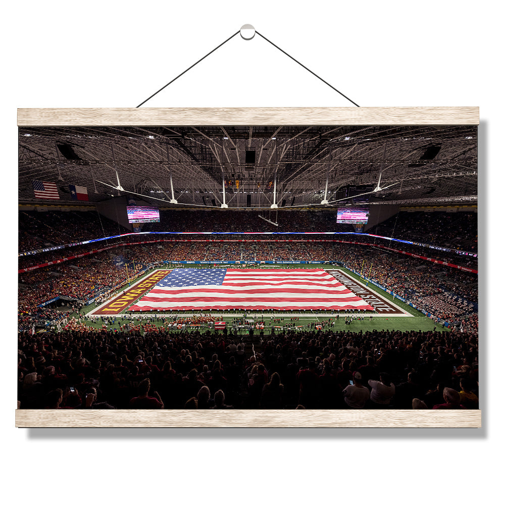 Iowa State Cyclones - Our National Flag - College Wall Art #Canvas