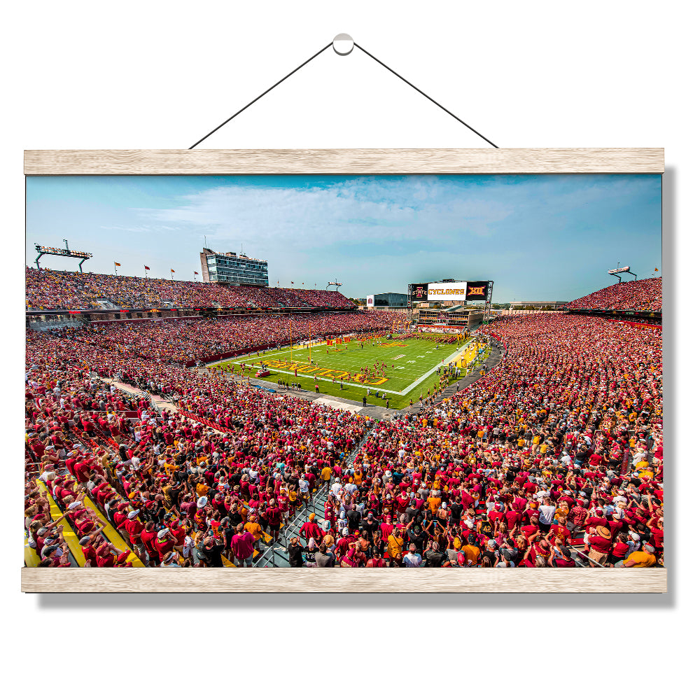 Iowa State Cyclones - Enter Cyclones - College Wall Art #Canvas