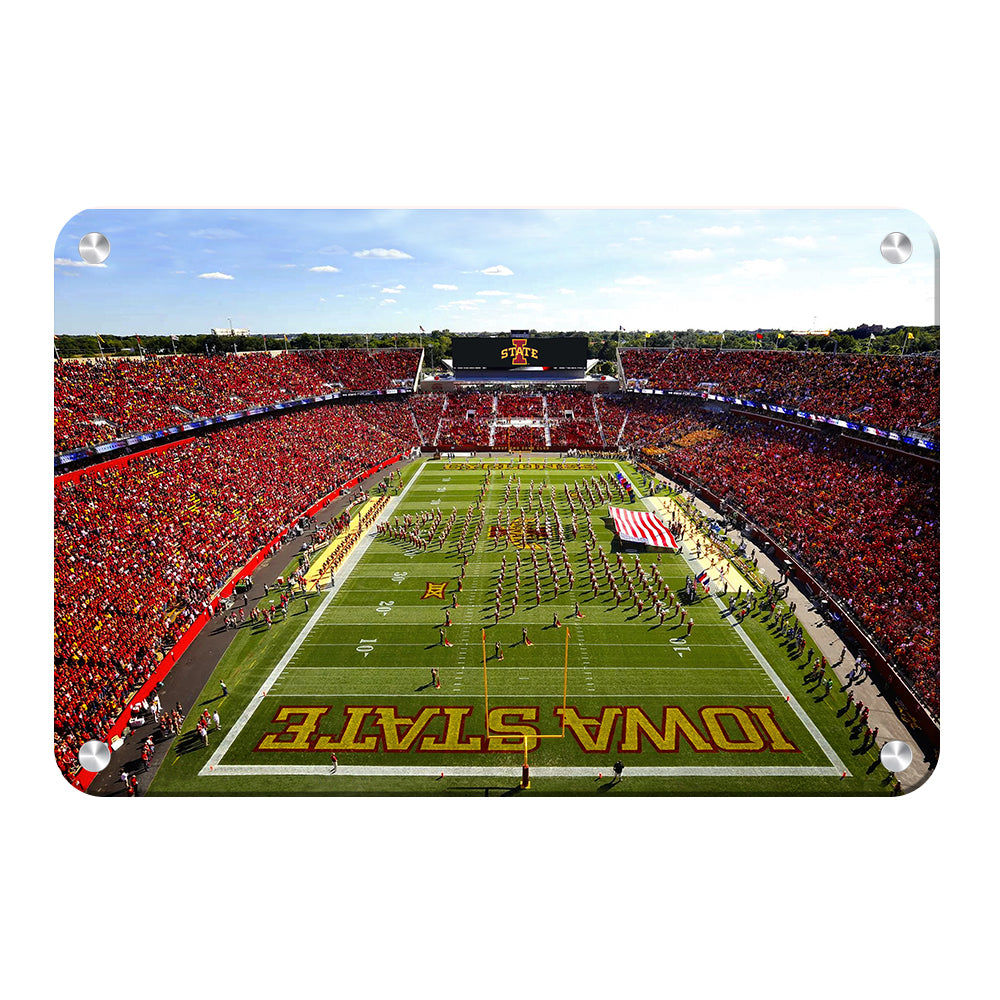 Iowa State Cyclones - Jack Trice Stadium End Zone - College Wall Art #Canvas