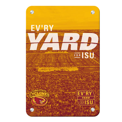 Iowa State Cyclones - Ev'ry Yard - College Wall Art #Metal