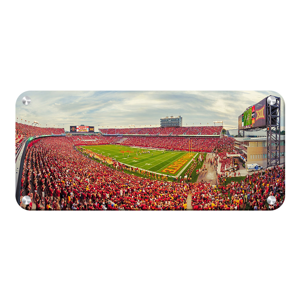 Iowa State Cyclones - Trice Stadium Pano - College Wall Art #Canvas