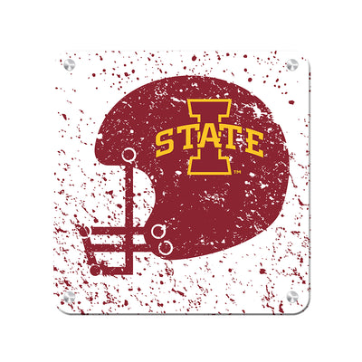 Iowa State Cyclones - Iowa state Helmet Art - College Wall Art #Metal