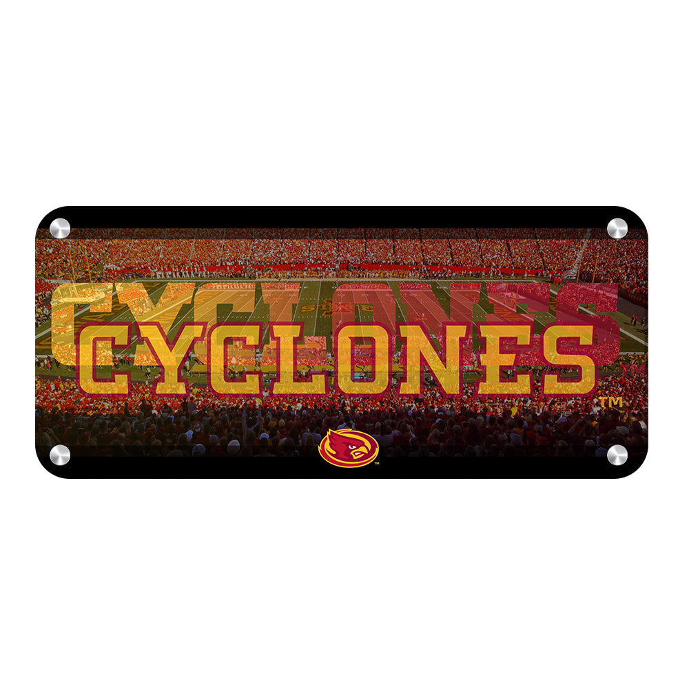 Iowa State Cyclones - Cyclones Stadium Pano - College Wall Art #Canvas