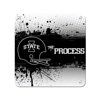 Iowa State Cyclones - Iowa State Black Helmet - College Wall Art #Metal