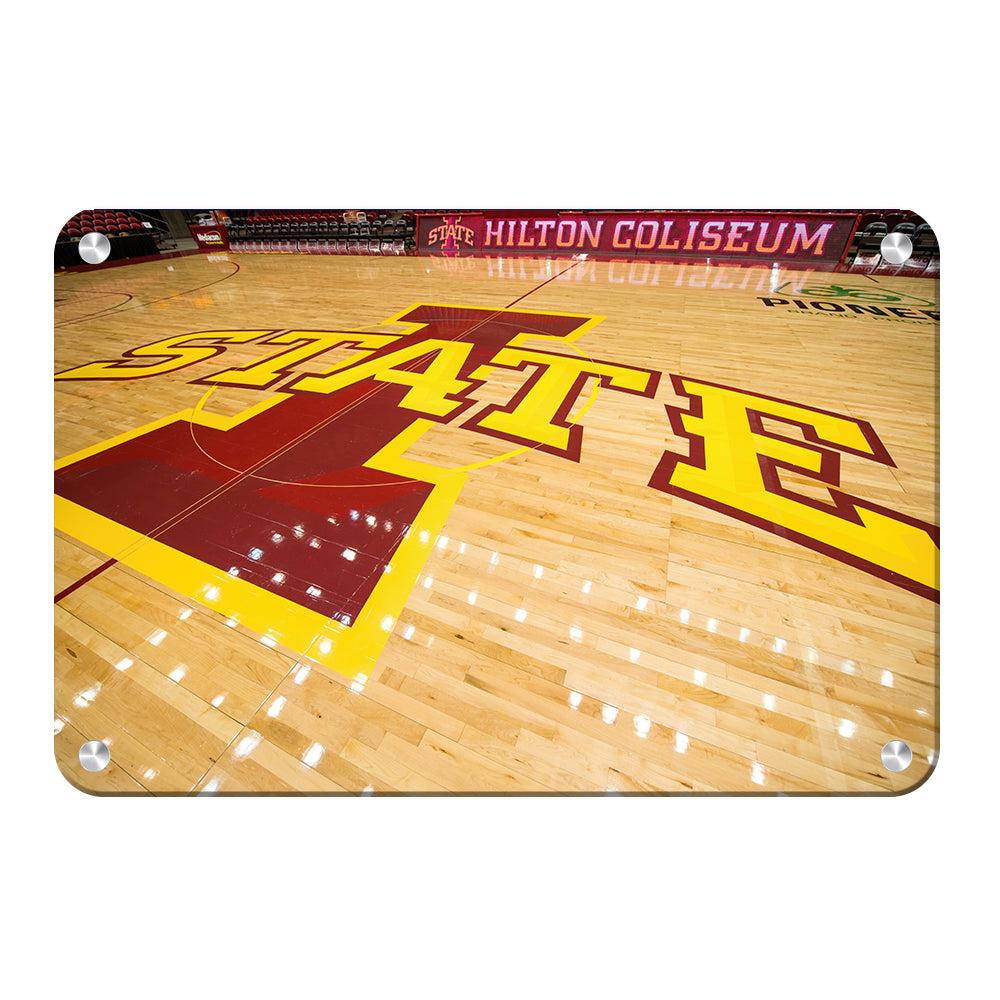 Iowa State Cyclones - Iowa State Mid Court - College Wall Art #Canvas