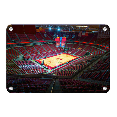 Iowa State Cyclones - Inside Hilton Collisium - College Wall Art #Metal