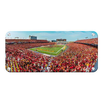 Iowa State Cyclones - Cyclones National Anthem Panoramic - College Wall Art #Metal