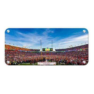 Iowa State Cyclones - Iowa State downs No 8 Oklahoma State PANORAMIC - College Wall Art #Metal