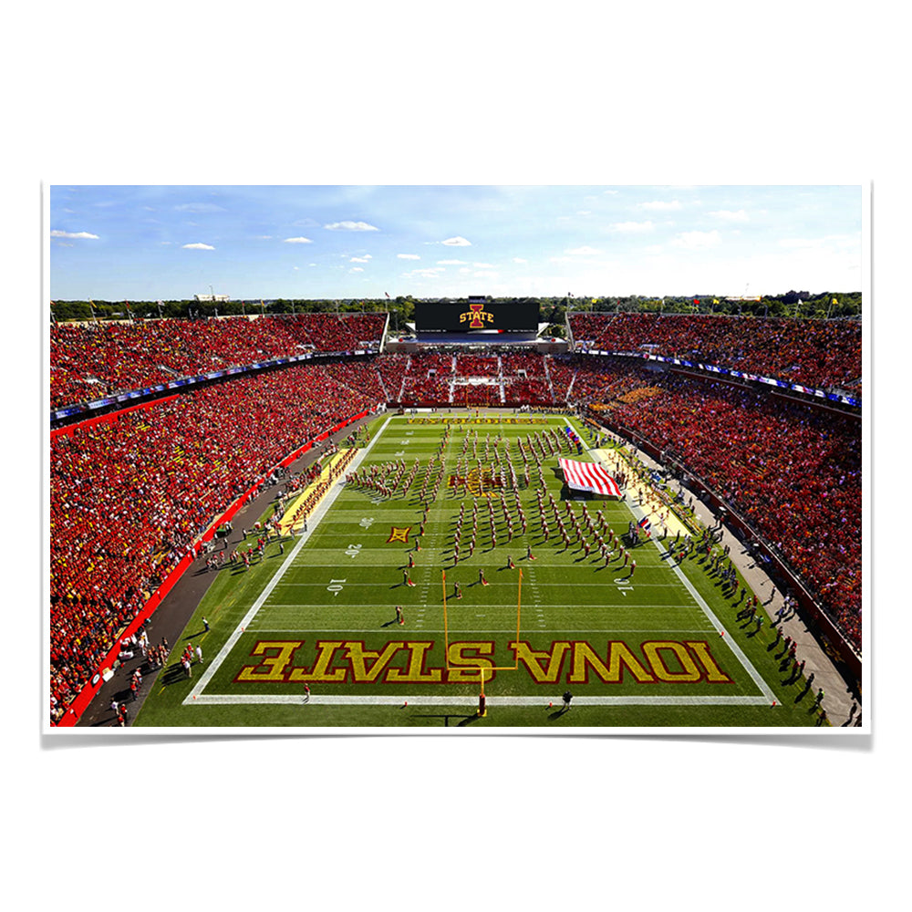 Iowa State Cyclones - Jack Trice Stadium End Zone - College Wall Art #Canvas