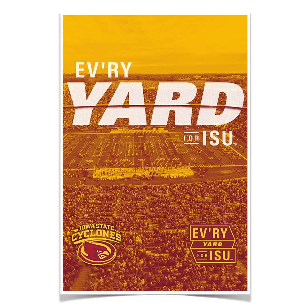 Iowa State Cyclones - Ev'ry Yard - College Wall Art #Canvas